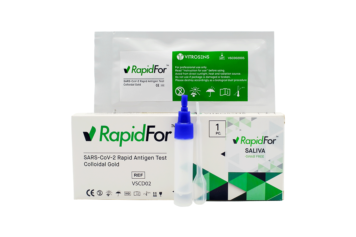 RapidFor® SARS-CoV-2 Saliva Antigen Test Speicheltest  