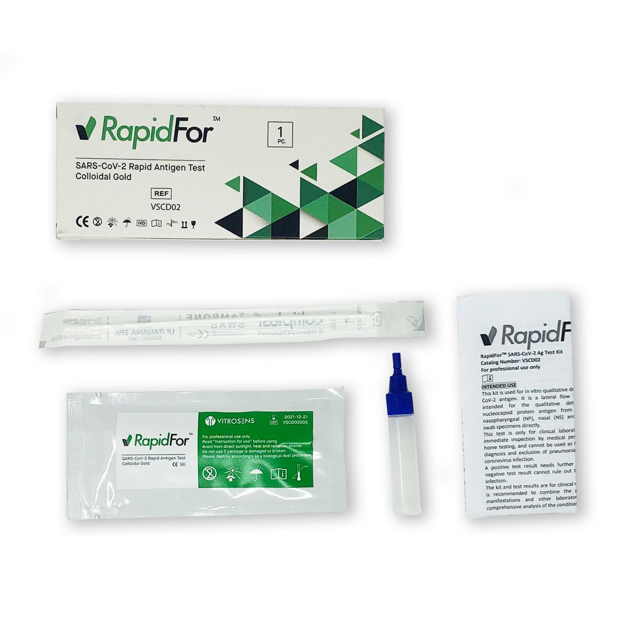 Rapidfor® Antigen-Schnelltest (zugelassen als Laientest)